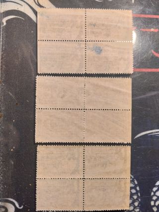 3 Bloques Sellos España Guerra Civil 1936