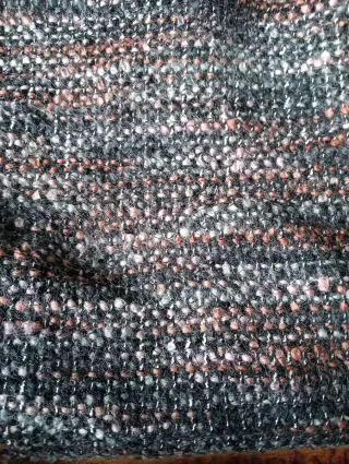 Retal de tela tweed multicolor