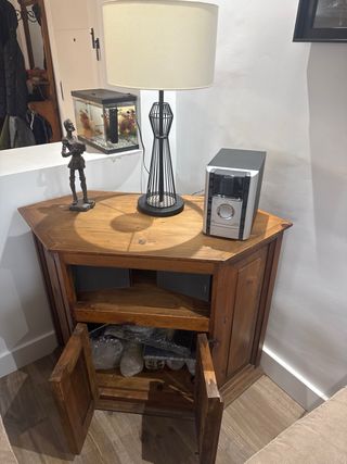 Mueble esquinero madera maciza