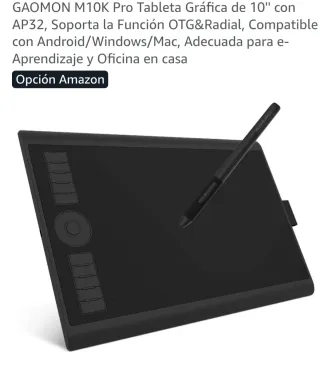 GAOMON M10K Pro Tableta Gráfica 10