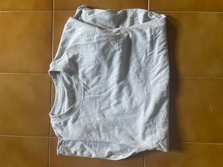 Camiseta básica gris
