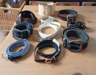 Lote de cinturones variados