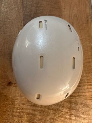 Casco Esquí Snowboard Blanco en buen estado