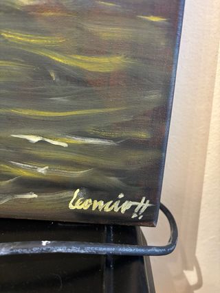 Cuadro Leonciopintor Acrílico Atardecer