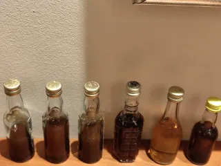 Lote 6 Mini Botellas Licor Colección Mundial 82