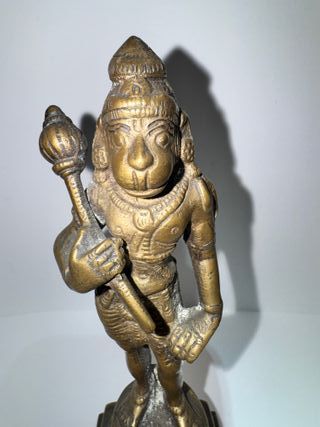 Figura Bronce Hanuman Deidad Hindú