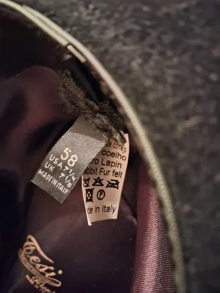 Sombrero de caballero negro