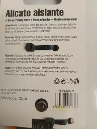 Alicate Pelacables Ferro 7 Universal