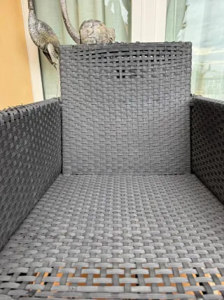 Sillas de terraza ratán para restaurar