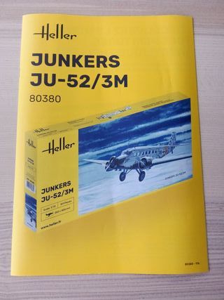 JUNKERS JU-52 HELLER MAQUETA AVION 1/72
