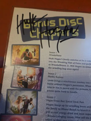 Hulk Hogan Ultimate Anthology DVD Autografato