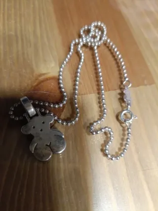 Collar Tous Osito Plata
