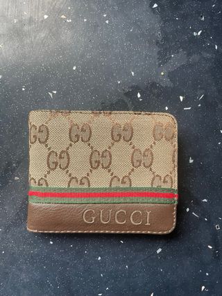 Cartera Gucci Marrón y Beige