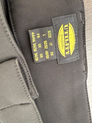 Pantalones Diadora Utility Talla L Negros