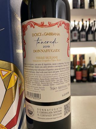 Tancredi 2019 Donnafugata Dolce & Gabbana