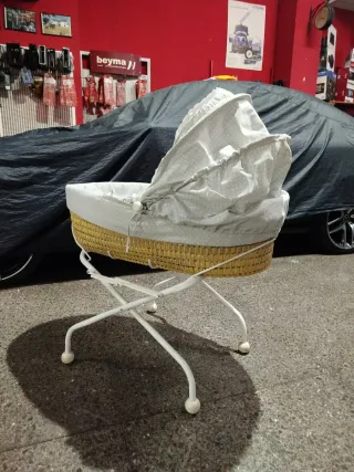 Serón cuna bebé mimbre