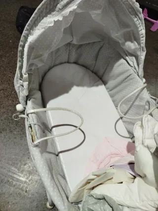 Serón cuna bebé mimbre