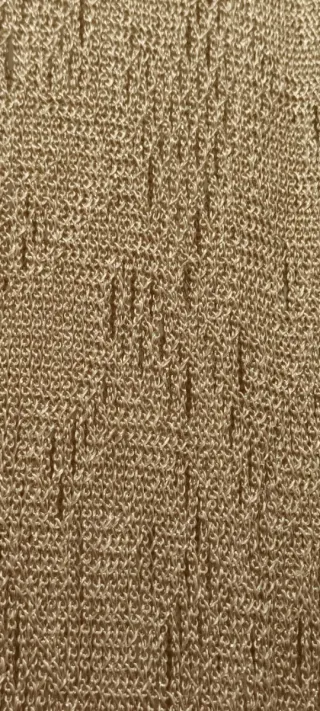 Stola / Sciarpa da sera oro con frange