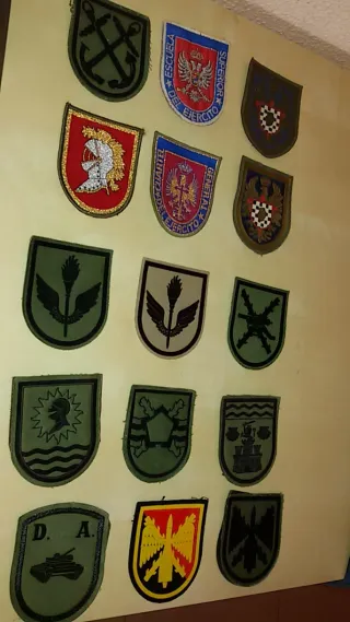 Parches militares Ejército años 80