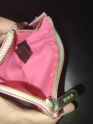 Tarjetero Tous Rosa Charol