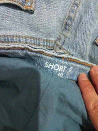 Pantalón corto vaquero premamá