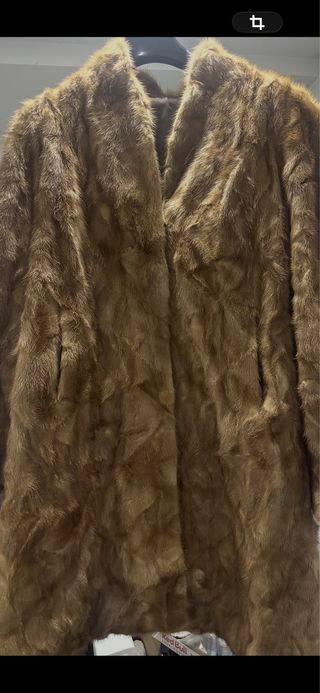 Abrigo de mujer marrón