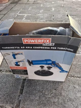 Desatascador de tuberías POWERFIX Profi+