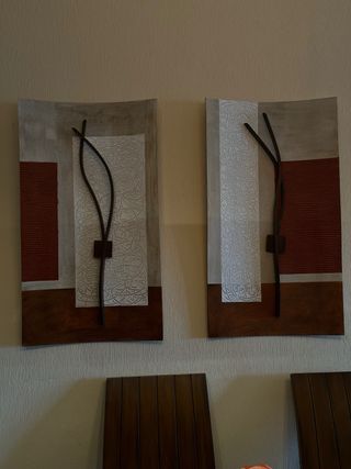 Pareja de cuadros decorativos