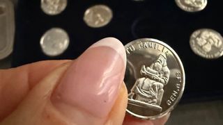 Colección Arras Plata Pura Grabados Bíblicos