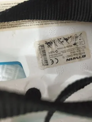 Casco Btwin Talla S Azul