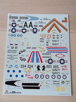 A-4 E/F/G SKYHAWK MAQUETA ITALERI 1/48