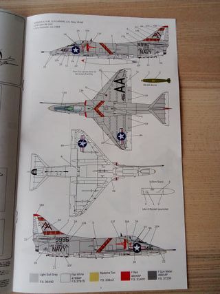 A-4 E/F/G SKYHAWK MAQUETA ITALERI 1/48