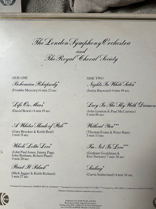 2 Vinilos Classic Rock London Symphony Orchestra