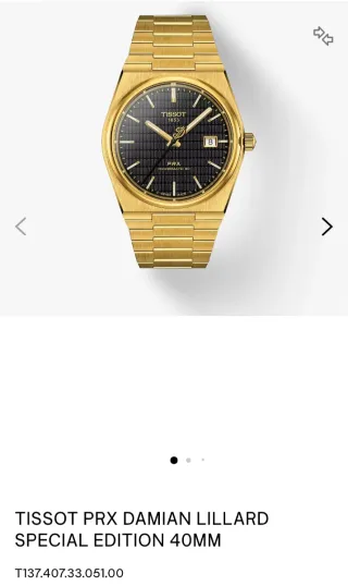 Reloj Tissot PRX Powermatic 80 Oro