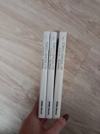Libros 1, 2 y 3 de Tokio Ghoul:re