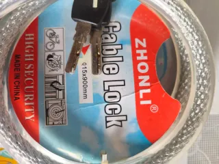 Candado Cable Seguridad con Llaves