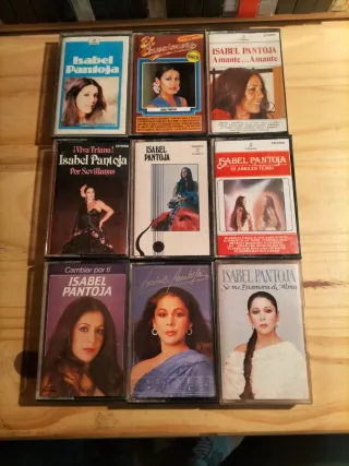 Lote 9 Cassettes Isabel Pantoja Flamenco