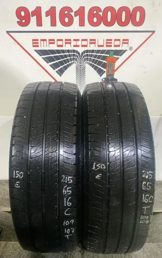 215 65 16C T GOODYEAR RUEDA AL 90% VIDA UTIL