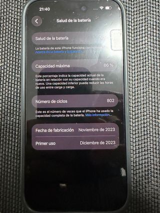 iPhone 15 Pro impecable