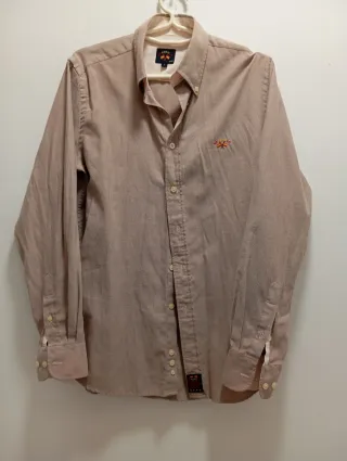 Camisa niño beige talla S. Spagnolo