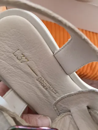 Sandalias Madame Shoes Blancas Mujer