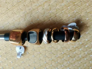 Lote de anillos Las Tallas son 7mm y 8mm