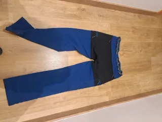 Pantalón senderismo montaña azul