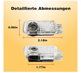 4 Luci Proiezione Audi Logo