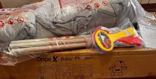 Parque infantil Dripex 150x200cm gris