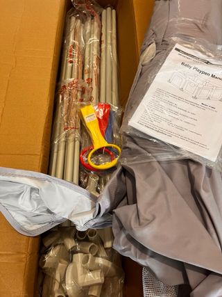 Parque infantil Dripex 150x200cm gris