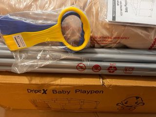 Parque infantil Dripex 150x200cm gris