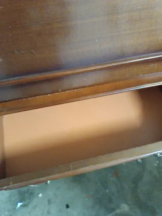 Mueble aparador madera 3 cajones abatible