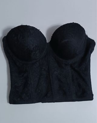 Corsé negro con tirantes extraibles