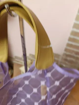 Borsa Cruciani Tulle Ricamato Lilla